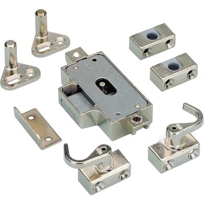 Hettich Türschloss-Set - D 25, Rechts, Nickel Finish Hettich Türschloss-Set - D 25, Rechts, Nickel Finish