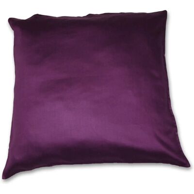 Kinzler Pflaume Baumwoll Satin Kissenhülle - Kissenbezug - 40x40cm - Unifarben - Bettwäsche Kinzler Pflaume Baumwoll Satin Kissenhülle - Kissenbezug - 40x40cm - Unifarben - Bettwäsche