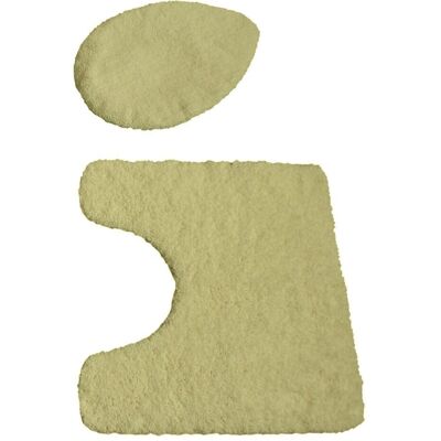 Kinzler Chaozhou Kiwigrün Mikrofaser Badematten-Set Kinzler Chaozhou Kiwigrün Mikrofaser Badematten-Set