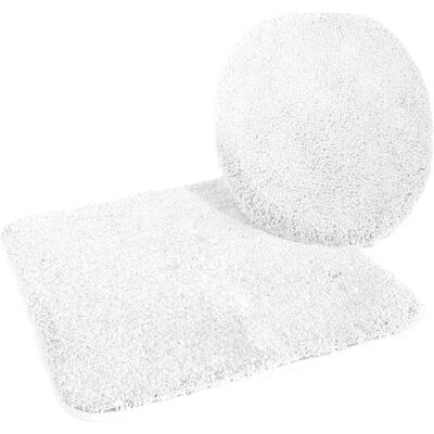 KINZLER Chaozhou Weiße Badematte-Set - Badteppich KINZLER Chaozhou Weiße Badematte-Set - Badteppich