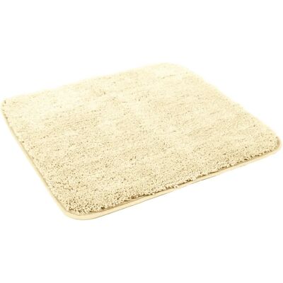 KINZLER Chaozhou Beigefarbene Microfaser Badematte - Badteppich KINZLER Chaozhou Beigefarbene Microfaser Badematte - Badteppich