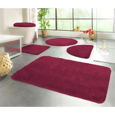 Kinzler Chaozhou Mikrofaser Badematte - Bordeaux - 50x80cm - Badteppich Kinzler Chaozhou Mikrofaser Badematte - Bordeaux - 50x80cm - Badteppich