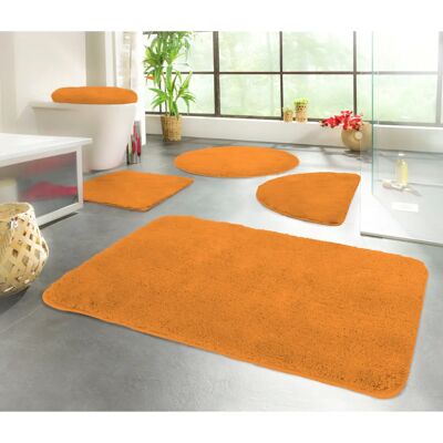 KINZLER Chaozhou Badezimmermatte - Mikrofaser, Orange, 20mm, Rechteckig KINZLER Chaozhou Badezimmermatte - Mikrofaser, Orange, 20mm, Rechteckig