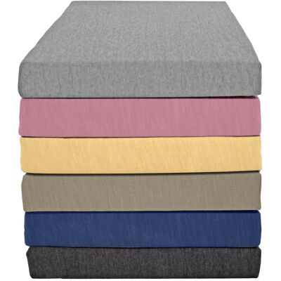 KUM Polycotton Spannbetttuch - Marineblau - Bettlaken KUM Polycotton Spannbetttuch - Marineblau - Bettlaken