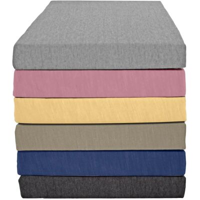KUM Polycotton Spannbettlaken - Grau (Stein) - Bettlaken KUM Polycotton Spannbettlaken - Grau (Stein) - Bettlaken