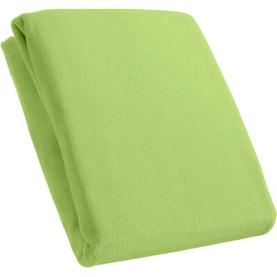 KUM Mikrofaser-Fleece Spannbetttuch - Grün - Bettwäsche 180-200cm x 200cm KUM Mikrofaser-Fleece Spannbetttuch - Grün - Bettwäsche 180-200cm x 200cm