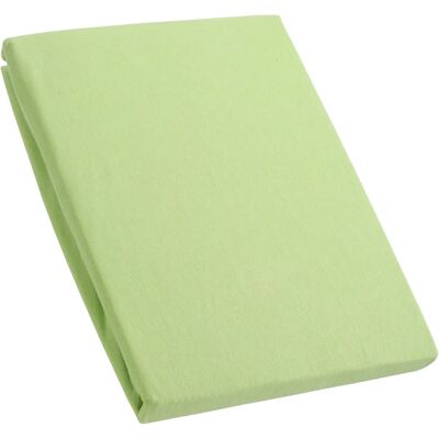 KUM Premium Jersey Spannbetttuch - 140-160x200cm - Grün KUM Premium Jersey Spannbetttuch - 140-160x200cm - Grün