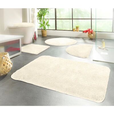 KINZLER Chaozhou Beigefarbene Microfaser-Badematten 2er-Set KINZLER Chaozhou Beigefarbene Microfaser-Badematten 2er-Set