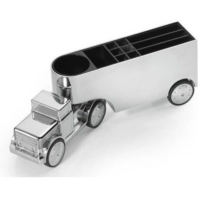 Troika - Trucker - Chrome - Accessoire de bureau - Publicité Troika - Trucker - Chrome - Accessoire de bureau - Publicité