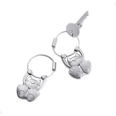 Portachiavi gatto argento TROIKA KR10-20/MA - Portachiavi/Custodia Portachiavi gatto argento TROIKA KR10-20/MA - Portachiavi/Custodia
