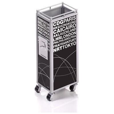 Troika Mini Trolley PHO07/BK Stiftehalter - Flughafenwagen-Design Troika Mini Trolley PHO07/BK Stiftehalter - Flughafenwagen-Design