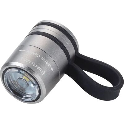 Troika Eco Run Mini Taschenlampe - Sicherheit, USB aufladbar, Schwarz/Titanium Troika Eco Run Mini Taschenlampe - Sicherheit, USB aufladbar, Schwarz/Titanium