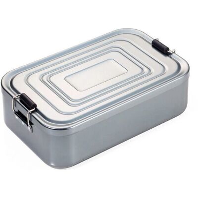 TROIKA - BOX80 - Aluminium - Grey - Cutie pentru prânz TROIKA - BOX80 - Aluminium - Grey - Cutie pentru prânz