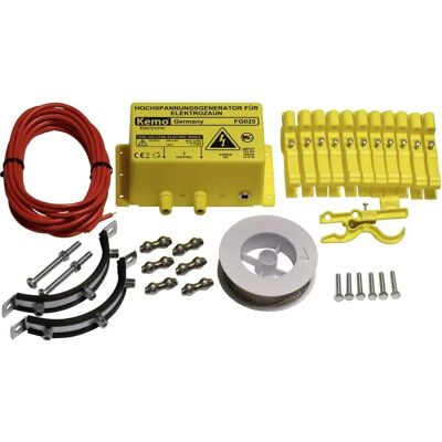 Kemo FG 025 High Voltage Electric Fence Kit - Animal Deterrent Kemo FG 025 High Voltage Electric Fence Kit - Animal Deterrent