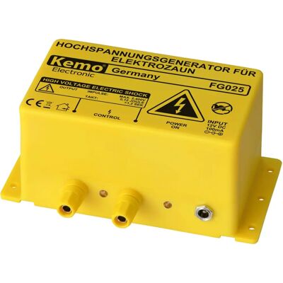 KEMO - FG025 - 12V - 1 km - Elektrisk hegn-energizer KEMO - FG025 - 12V - 1 km - Elektrisk hegn-energizer