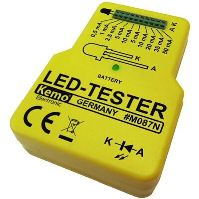 KEMO M087N Testador LED - Módulo, 9V KEMO M087N Testador LED - Módulo, 9V