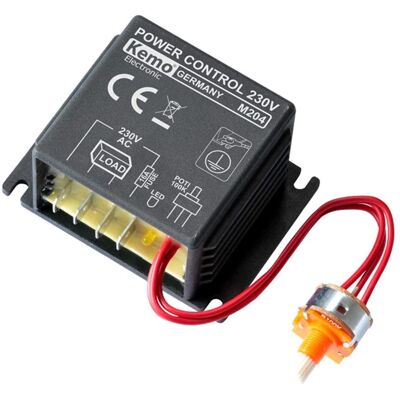 Kemo M204 Effektregulator - Justerbar puls, 230V Kemo M204 Effektregulator - Justerbar puls, 230V