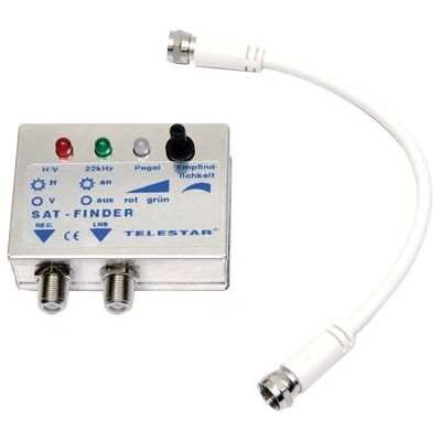 Telestar Satfinder mit LED und Kabel - Silber Telestar Satfinder mit LED und Kabel - Silber