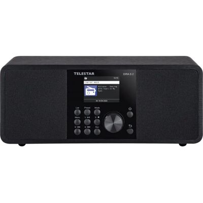 Telestar Dira S 2 Bärbar Digitalradio - Internet, DAB+, FM - Svart Telestar Dira S 2 Bärbar Digitalradio - Internet, DAB+, FM - Svart