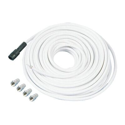 Telestar SKYCABLE 100 coaxiale kabel - 20m - Wit - Coaxkabel Telestar SKYCABLE 100 coaxiale kabel - 20m - Wit - Coaxkabel
