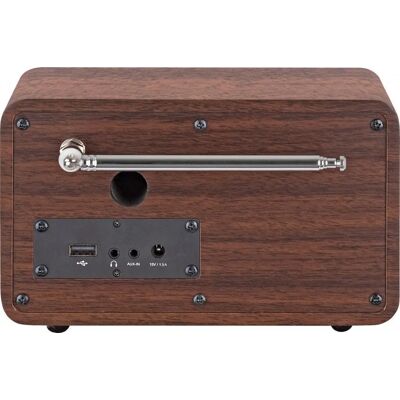 Telestar DIRA M 14i - Radio de table - Bois Foncé - Publicité Telestar DIRA M 14i - Radio de table - Bois Foncé - Publicité