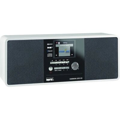 Imperial DABMAN i200 CD - Flerfunktionellt radio med Bluetooth & CD - Vit Imperial DABMAN i200 CD - Flerfunktionellt radio med Bluetooth & CD - Vit