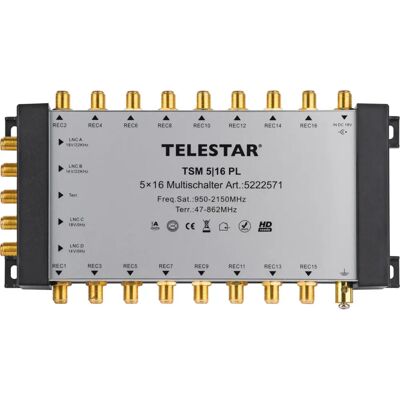 Telestar TSM 5/16 Premium Line SAT Multischalter - Kabelverteiler Telestar TSM 5/16 Premium Line SAT Multischalter - Kabelverteiler
