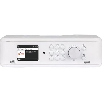 Radio multifonction Imperial i460 Blanc-Argent - Radio - Publicité Radio multifonction Imperial i460 Blanc-Argent - Radio - Publicité