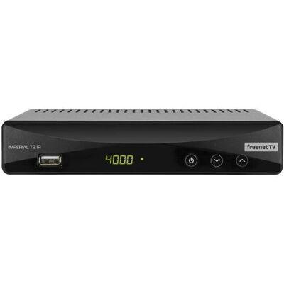 Imperial T2 IR - Receptor DVB-T2 HD con Irdeto, USB Media, Bajo Consumo Imperial T2 IR - Receptor DVB-T2 HD con Irdeto, USB Media, Bajo Consumo
