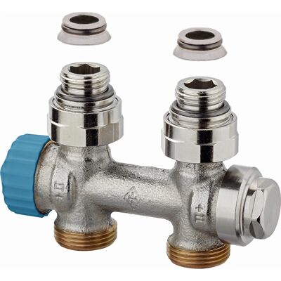 Heimeier Nickelschicht Bronze Thermostatventil-System - Heizkörpermodell Heimeier Nickelschicht Bronze Thermostatventil-System - Heizkörpermodell