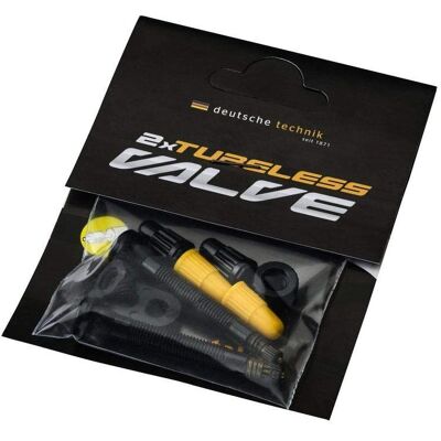 Continental Svart Presta 40mm tubeless ventilset - Ventil Continental Svart Presta 40mm tubeless ventilset - Ventil