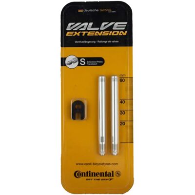 Continental Valve Extension for Presta Valve Aluminium 60mm - Valve Extension Continental Valve Extension for Presta Valve Aluminium 60mm - Valve Extension