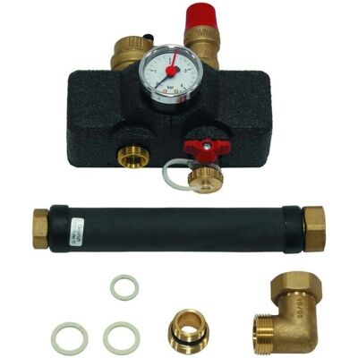 Vaillant Sicherheitsgruppe 307591 für Heizkessel bis 50 kW - Sicherheitsventil, Manometer, Schnelllüfter Vaillant Sicherheitsgruppe 307591 für Heizkessel bis 50 kW - Sicherheitsventil, Manometer, Schnelllüfter