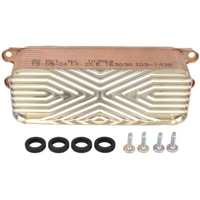 Intercambiador de calor Vaillant 178973 - 20 placas para Ecotec Plus 800 y VUW 2005-2010 Intercambiador de calor Vaillant 178973 - 20 placas para Ecotec Plus 800 y VUW 2005-2010