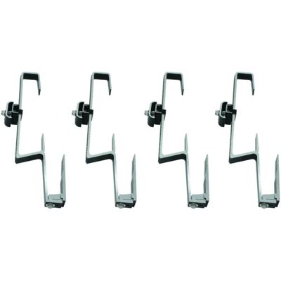 Conjunto de Anclaje de Techo Vaillant auroTHERM - Acero, Negro, 4 Anclajes - Montaje en Techo Conjunto de Anclaje de Techo Vaillant auroTHERM - Acero, Negro, 4 Anclajes - Montaje en Techo
