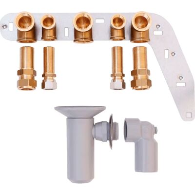 Vaillant ecoTEC Installations-Set - 0020201896 RP 3/4 - Unterputz, Wandmontage Vaillant ecoTEC Installations-Set - 0020201896 RP 3/4 - Unterputz, Wandmontage