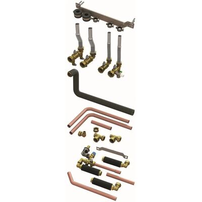 Vaillant Modello 0020205412 - Console di collegamento con tubi flessibili Vaillant Modello 0020205412 - Console di collegamento con tubi flessibili
