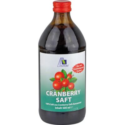 Avitale GmbH Cranberry Saft - Unterstützt Harnwege - Frucht Avitale GmbH Cranberry Saft - Unterstützt Harnwege - Frucht