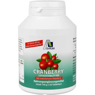 Avitale Cranberry Lutschtabletten - 120 Stück Avitale Cranberry Lutschtabletten - 120 Stück