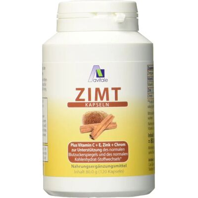 Avitale Zimtkapseln 500 mg + Vitamine C+E - Nahrungsergänzungsmittel Avitale Zimtkapseln 500 mg + Vitamine C+E - Nahrungsergänzungsmittel
