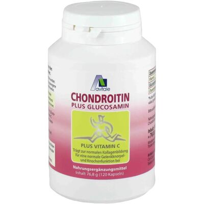 Avitale GmbH Chondroitin Glucosamin Kapsle - Potravinový doplněk Avitale GmbH Chondroitin Glucosamin Kapsle - Potravinový doplněk