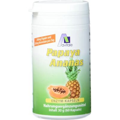 Avitale GmbH PAPAYE Ananas Enzyme Capsules - Nahrungsergänzung Avitale GmbH PAPAYE Ananas Enzyme Capsules - Nahrungsergänzung