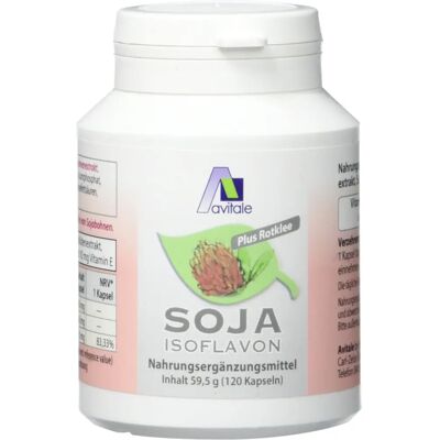 Avitale Soja Isoflavon Kapseln 60 mg + E - Nahrungsergänzungsmittel Avitale Soja Isoflavon Kapseln 60 mg + E - Nahrungsergänzungsmittel