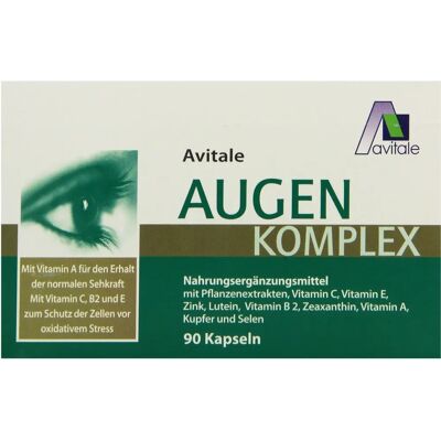 Avitale Augen Komplex Kapseln - Nahrungsergänzung Avitale Augen Komplex Kapseln - Nahrungsergänzung