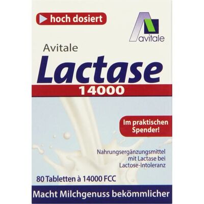 Avitale Lactase 14000 FCC - Nahrungsergänzungsmittel Avitale Lactase 14000 FCC - Nahrungsergänzungsmittel