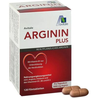 Avitale Arginin Vegan Tabletten - Herz & Blut Avitale Arginin Vegan Tabletten - Herz & Blut
