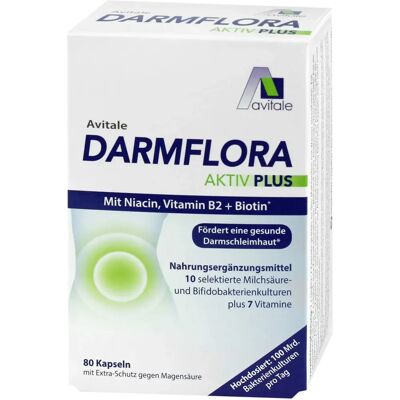 Avitale Darmflora Aktiv Plus - Probiotika & Vitamine Avitale Darmflora Aktiv Plus - Probiotika & Vitamine