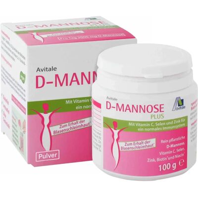 Avitale D-Mannose Plus - Podpora močového měchýře* Avitale D-Mannose Plus - Podpora močového měchýře*