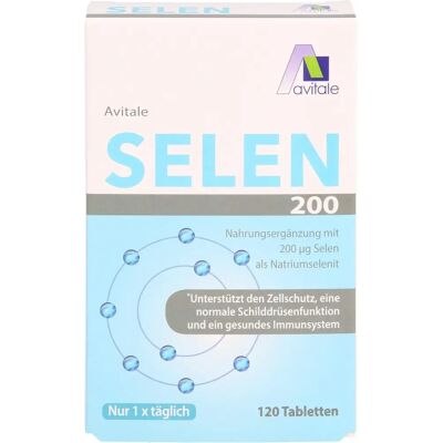 Avitale GmbH Selen 200 μg Tabletten - Nahrungsergänzungsmittel Avitale GmbH Selen 200 μg Tabletten - Nahrungsergänzungsmittel