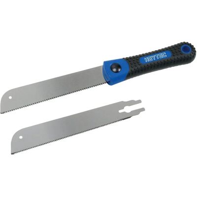 HEYTEC Japanische Säge - 170mm, Blau/Schwarz - Schneidwerkzeug HEYTEC Japanische Säge - 170mm, Blau/Schwarz - Schneidwerkzeug